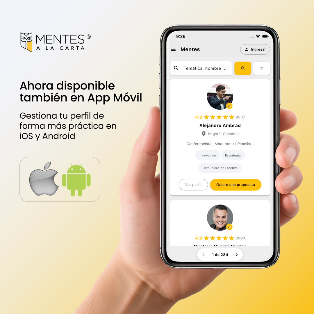 Ahora disponible también en App Móvil
